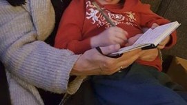 ik en jimi schrijvend